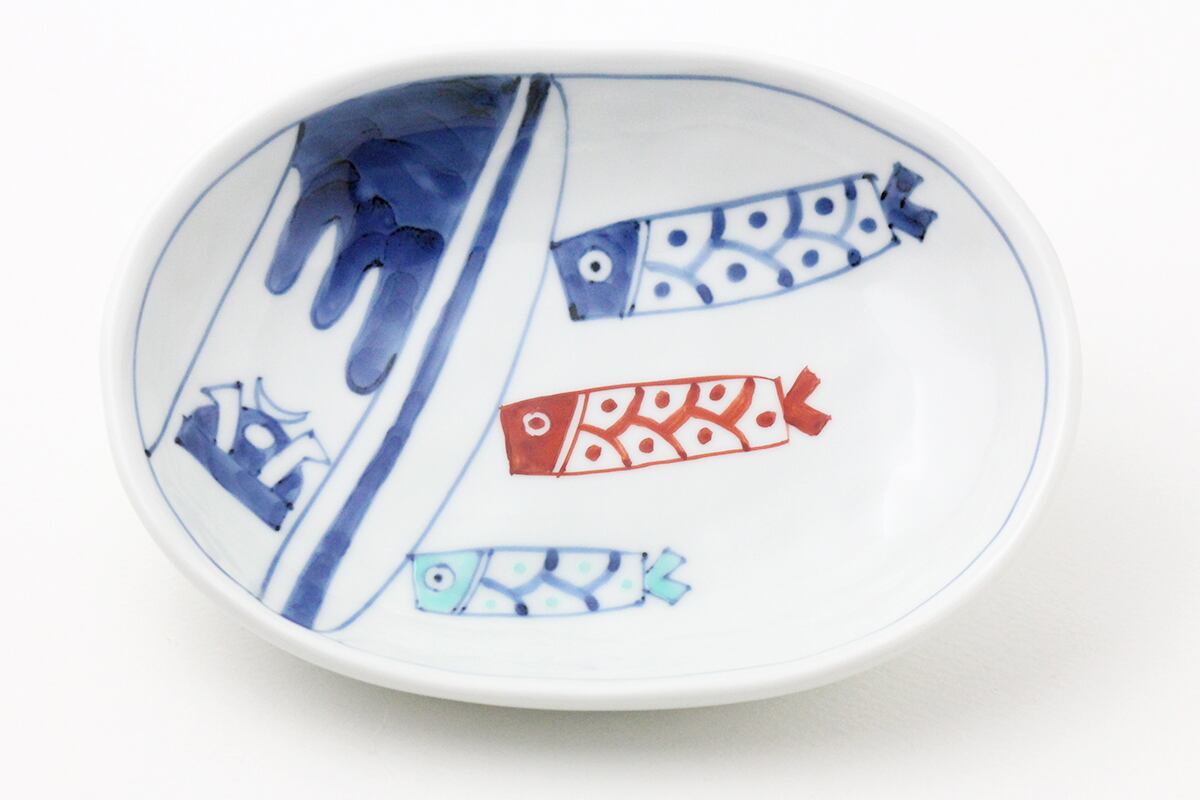 名入れ子供食器 こいのぼり男の子 4点セット[B]ネットショップ限定