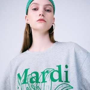 [MARDI MERCREDI] TSHIRT BELLE DE JOUR_GREY GREEN 正規品  韓国 ブランド 韓国ファッション 韓国代行 Tシャツ