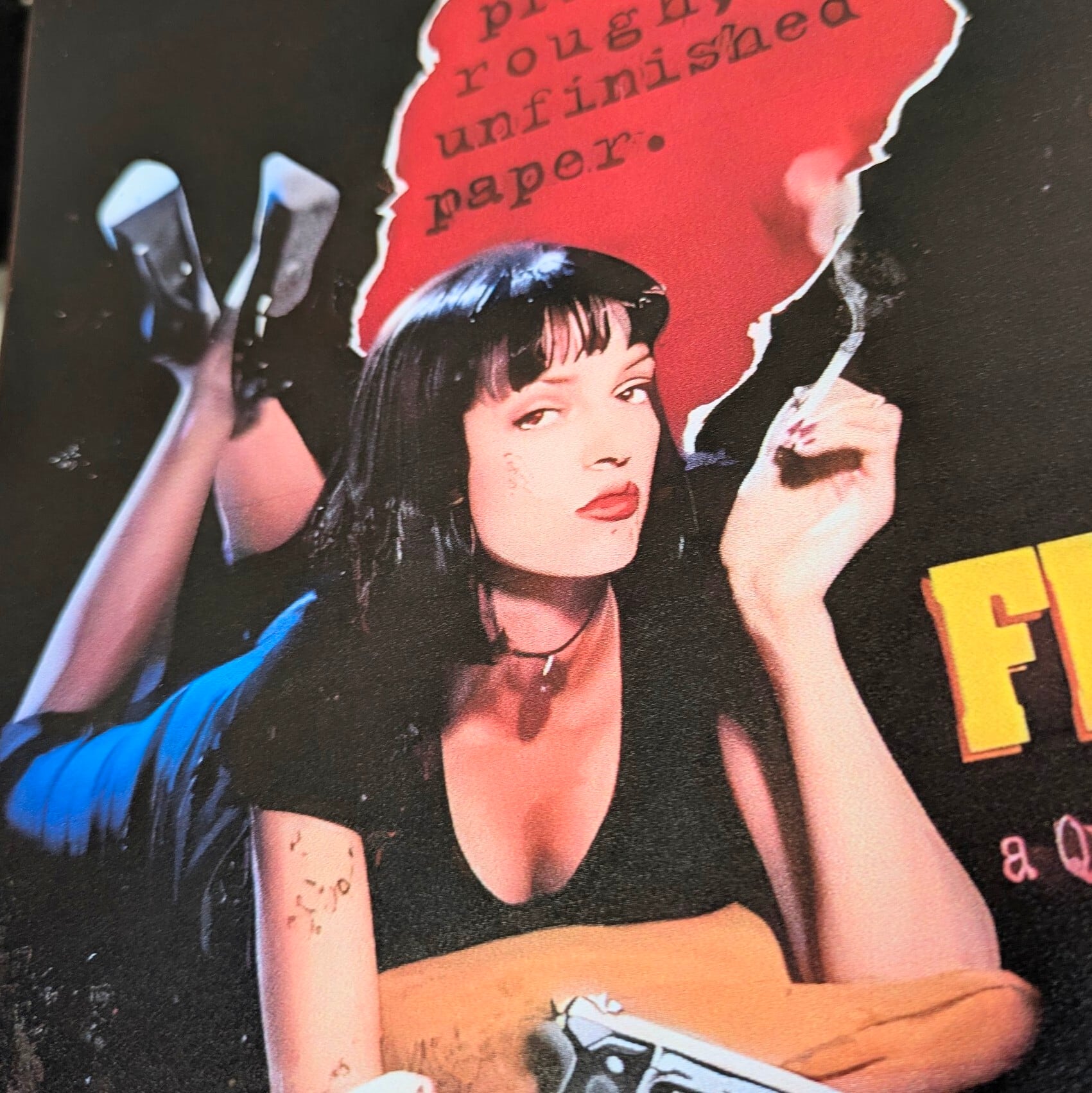 送料無料!ちょうどいいブリキ看板 【 Pulp Fiction / パルプ・フィクション 】 METAL SIGN / メタルサイン / ブリキ看板 / サインボード / ビンテージ加工〚アメリカン雑貨 アメトイ〛