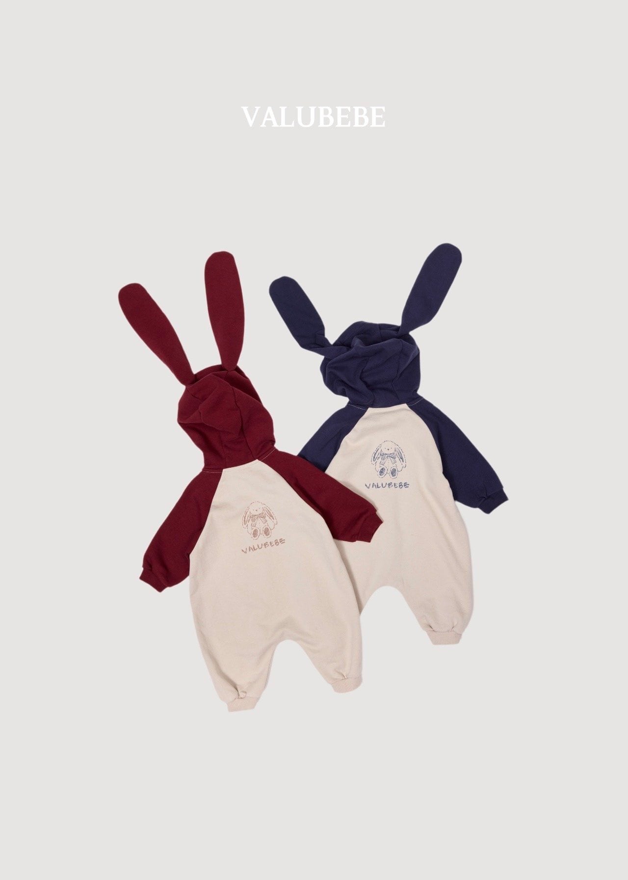 送料無料【予約】/ バニーフードジャンプスーツ / valubebe