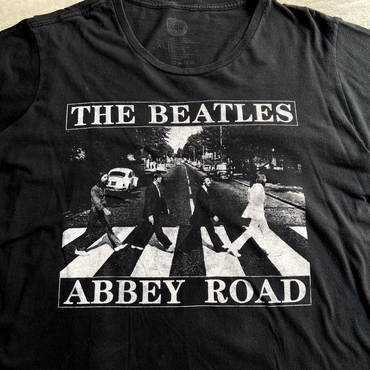 THE BEATLES ABBEY ROAD ビートルズ アビーロード バンドTシャツ メンズXL相当 古着 黒 ブラック【Tシャツ】【SA2107】  | cave 古着屋【公式】古着通販サイト