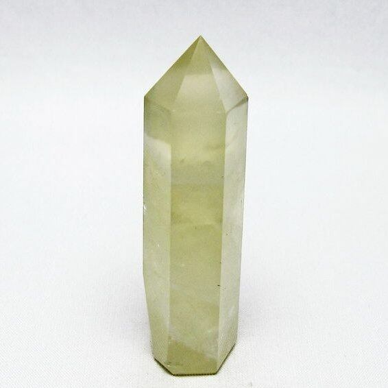 シトリンクォーツ 六角柱 シトリン ポイント 置物 一点物 142-10480