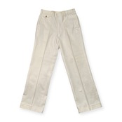 80s ビンテージ HARVARD ハーバード チノパン コットン パンツ サイズ 76 /裾ダブル/ホワイト/オールド/C-OY3780