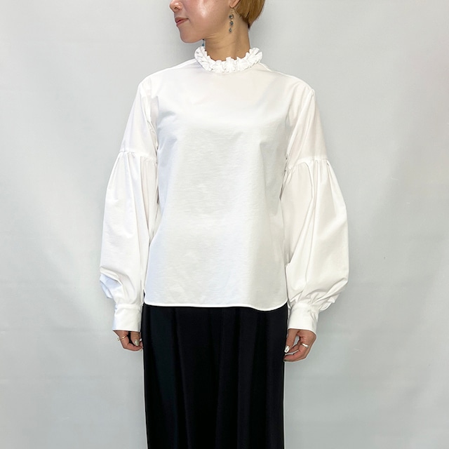 MARILYN MOON マリリンムーン tuck frill volume sleeve blouse 4261-142 2026春夏新作 [送料無料]