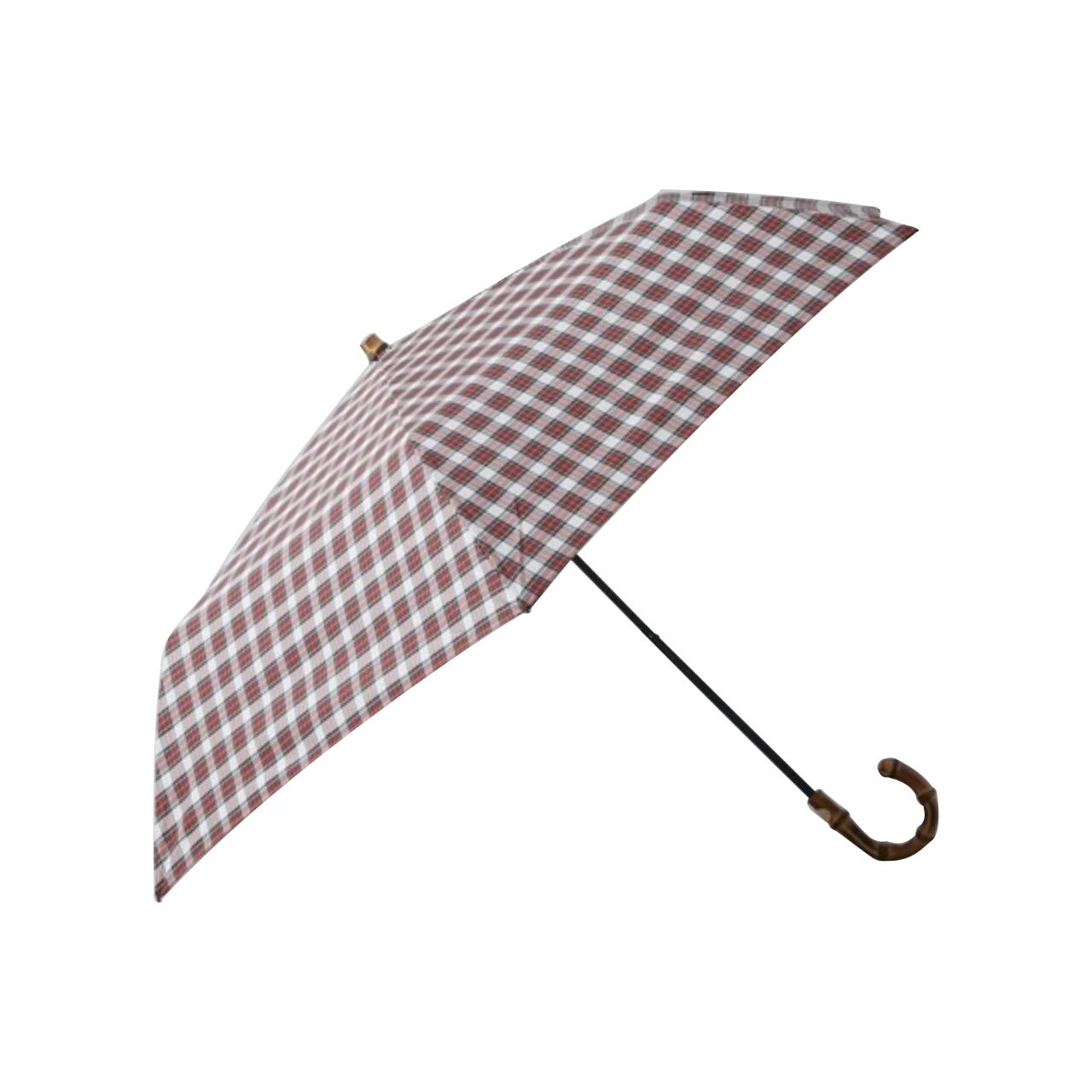 【軽量・UV】FOLDING BAMBOO MINI-Stewart Dress〖Traditional weatherwear〗ホールディングアンブレラミニ