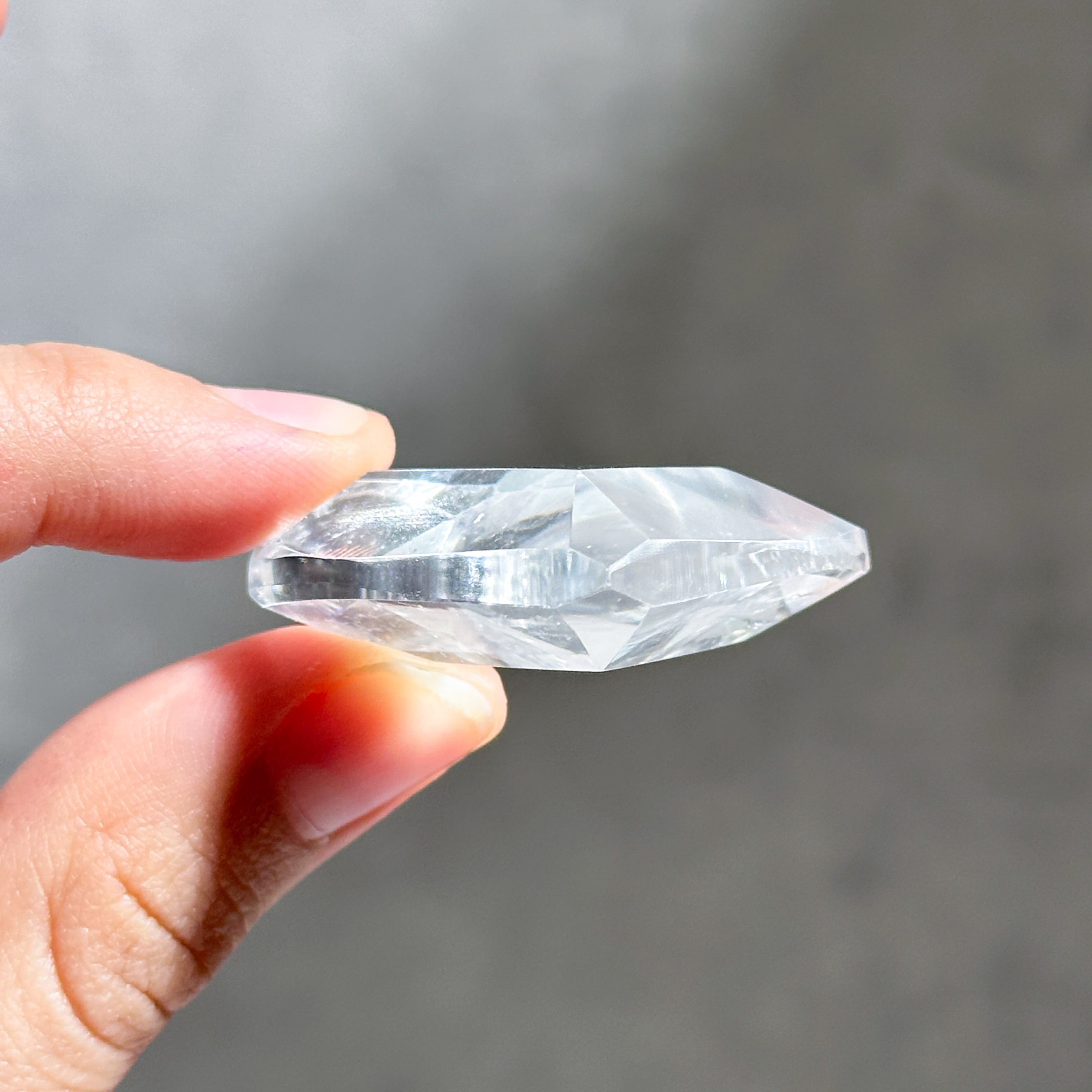 バイーア産レムリアンクォーツファセットハート04◇ Lemurian Quartz