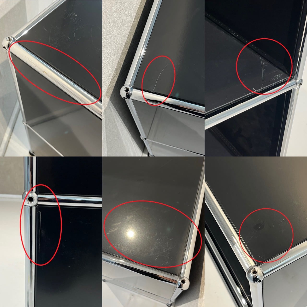 USM Haller ハラー キャビネット サイドボード 1列2段 ユニットラック