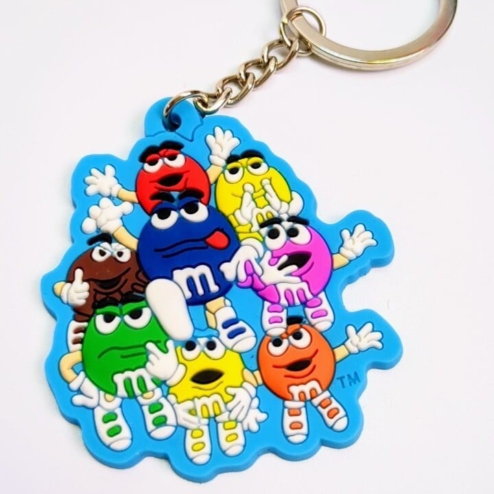 送料無料！ ★ラバーキーホルダー★ 【M&M's/ エムアンドエムズ 】 〚アメリカン雑貨 アメトイ〛