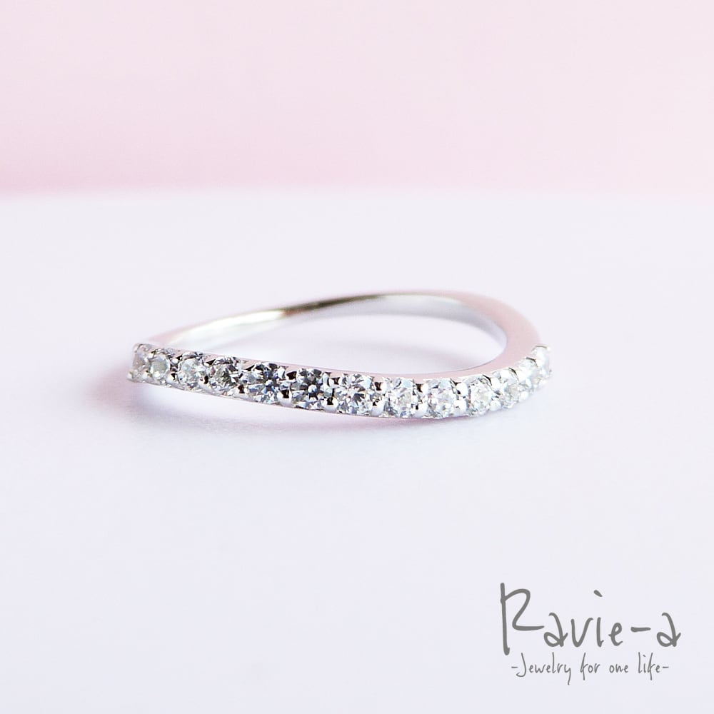 ⑫ハーフエタニティRING Silver925 3ad127ce93b4c2d56bb00b26d959e6