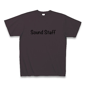 「Sound Staff」Tシャツ チャコール