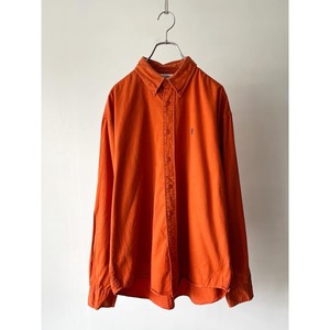 -YSL- one point logo cotton shirt