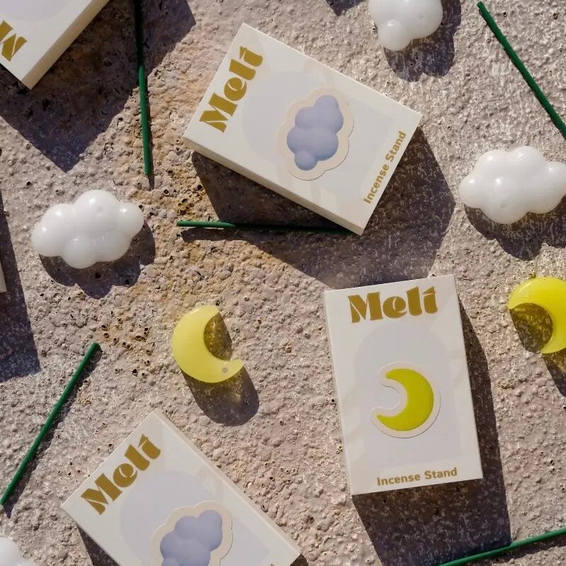 Melt お香たて CLOUD/MOON | kando