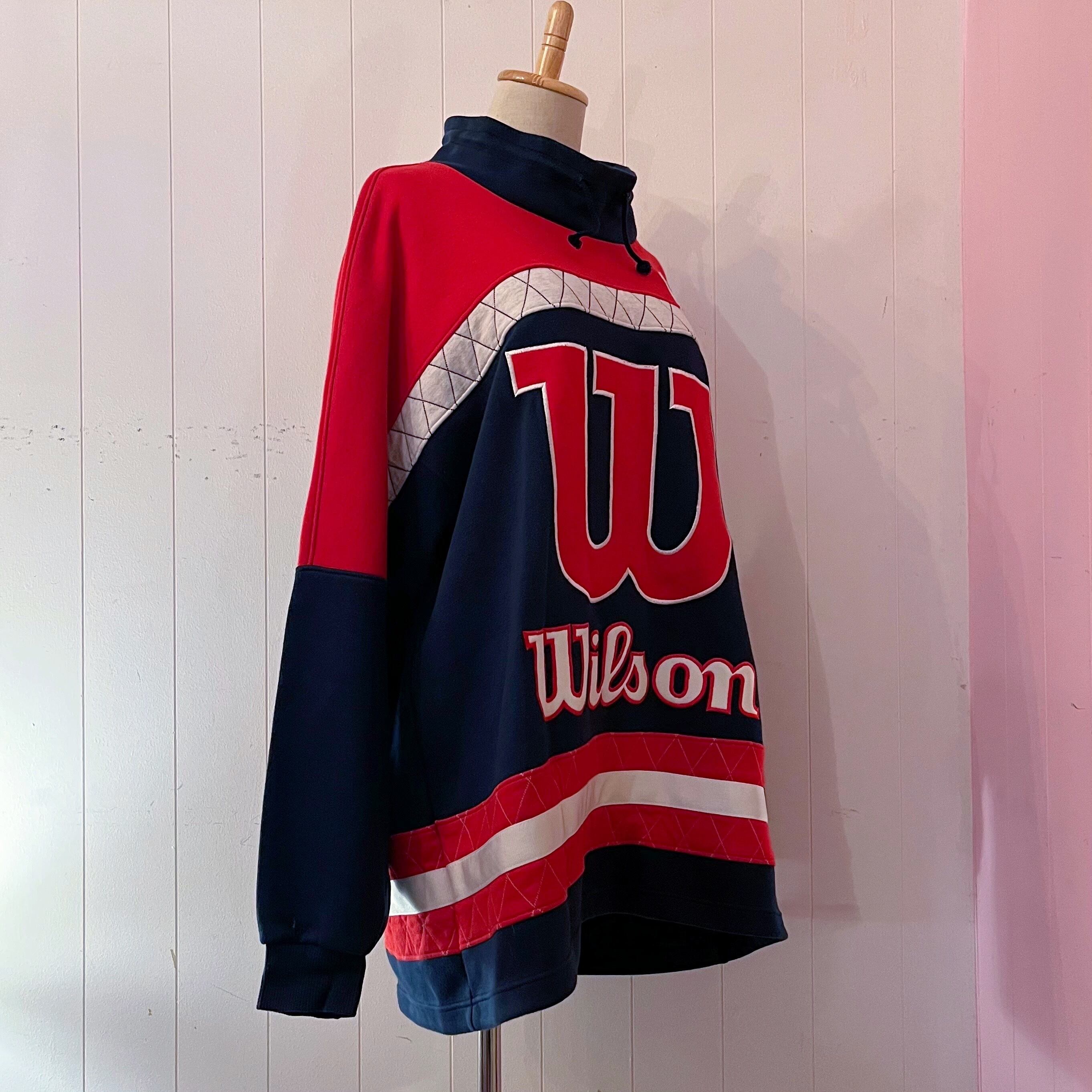 wilson / red navy high neck sweat