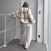 バラクラバフードマフラー/グレージュ