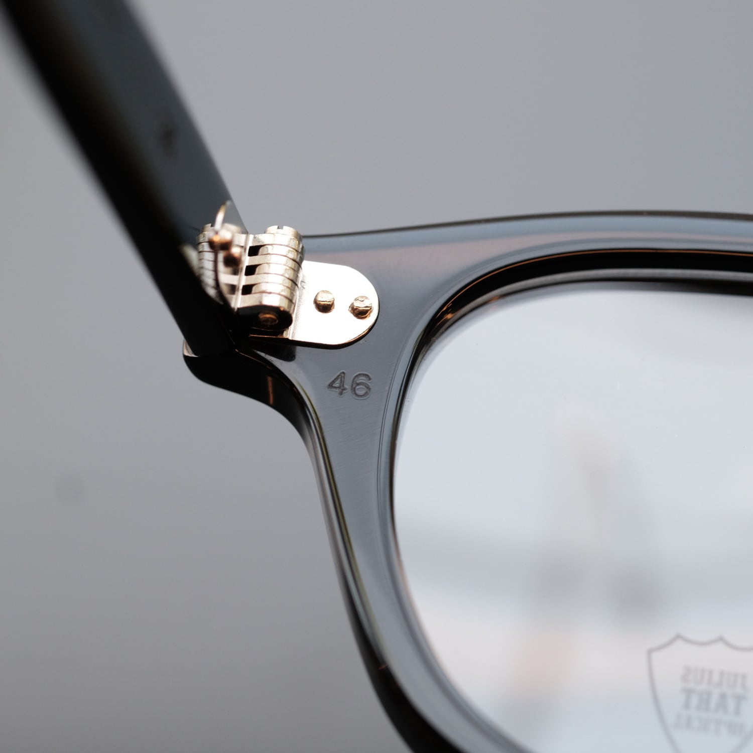 JULIUS TART OPTICAL】AR 46□24 - Black (LARGE) | SEESAW SPECTACLES