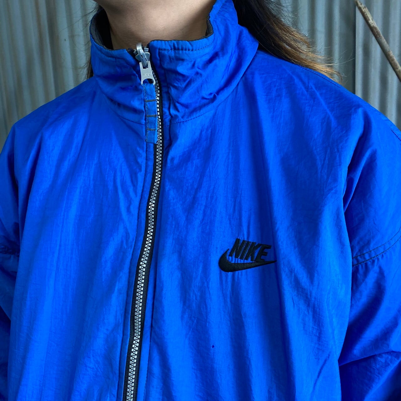 90年代 ビンテージ NIKE ナイキ リバーシブルジャケット メンズM ス