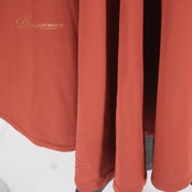 社交ダンス 衣装 スタンダード スカート レッスンウェア 女性用 レディース オールシーズン 無地 シンプル 赤茶 ブラウン系 レディッシュブラウン ポリエステル 伸縮性 有り ウエストゴム仕様 日本製 落ち着きある 赤みブラウン おしゃれ