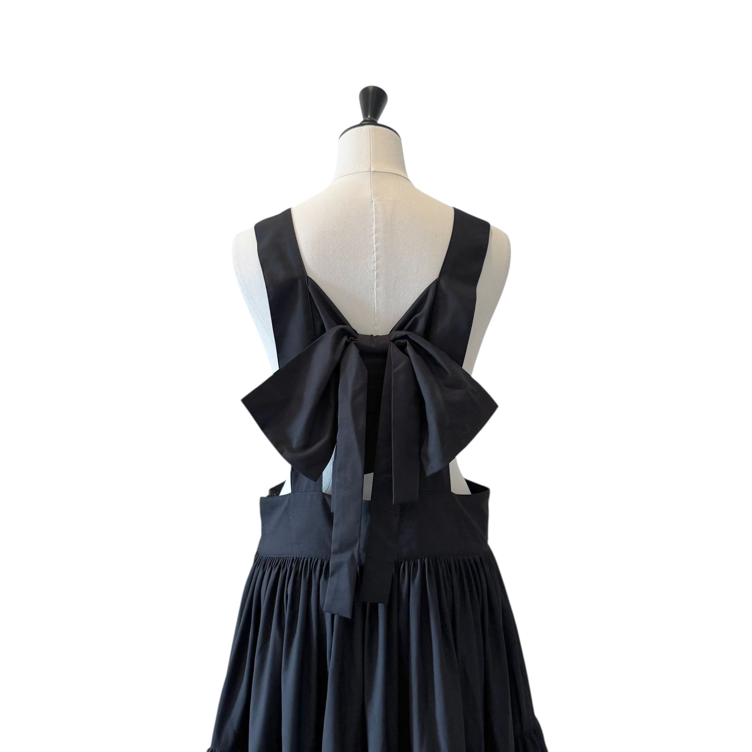 吊りリボンスカート BLACK 002 | HEIHEI