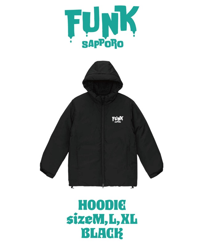 【-11/5まで受注販売/送料無料】FUNK logo Jacket（中綿入り）