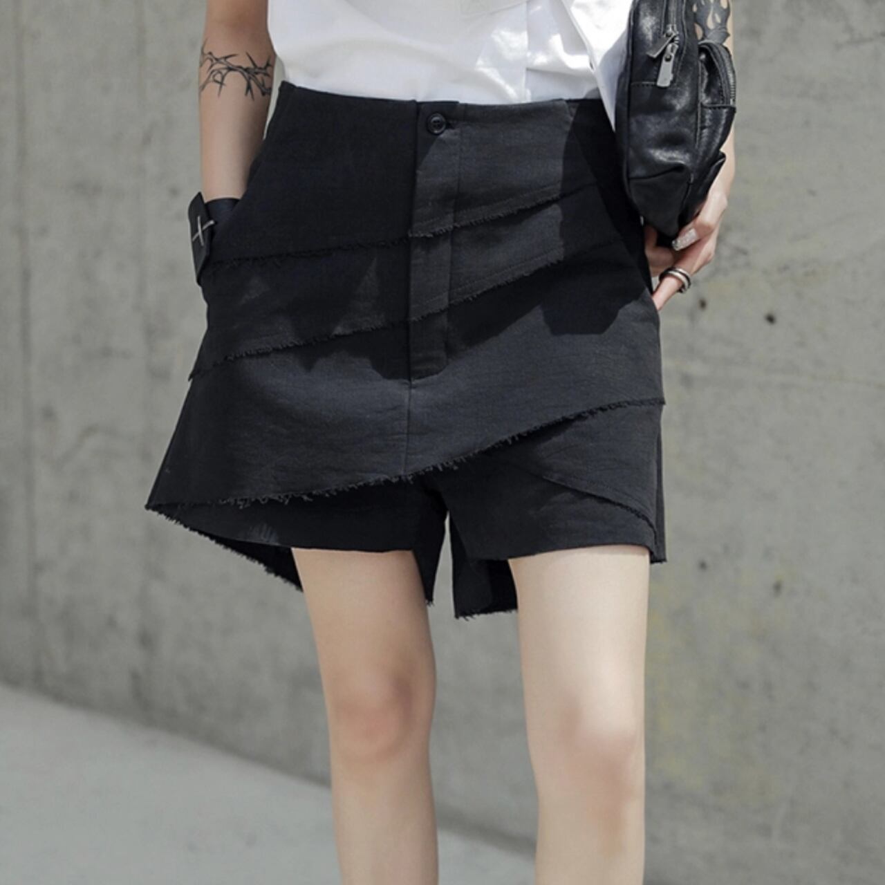 カットオフショートパンツ R0097