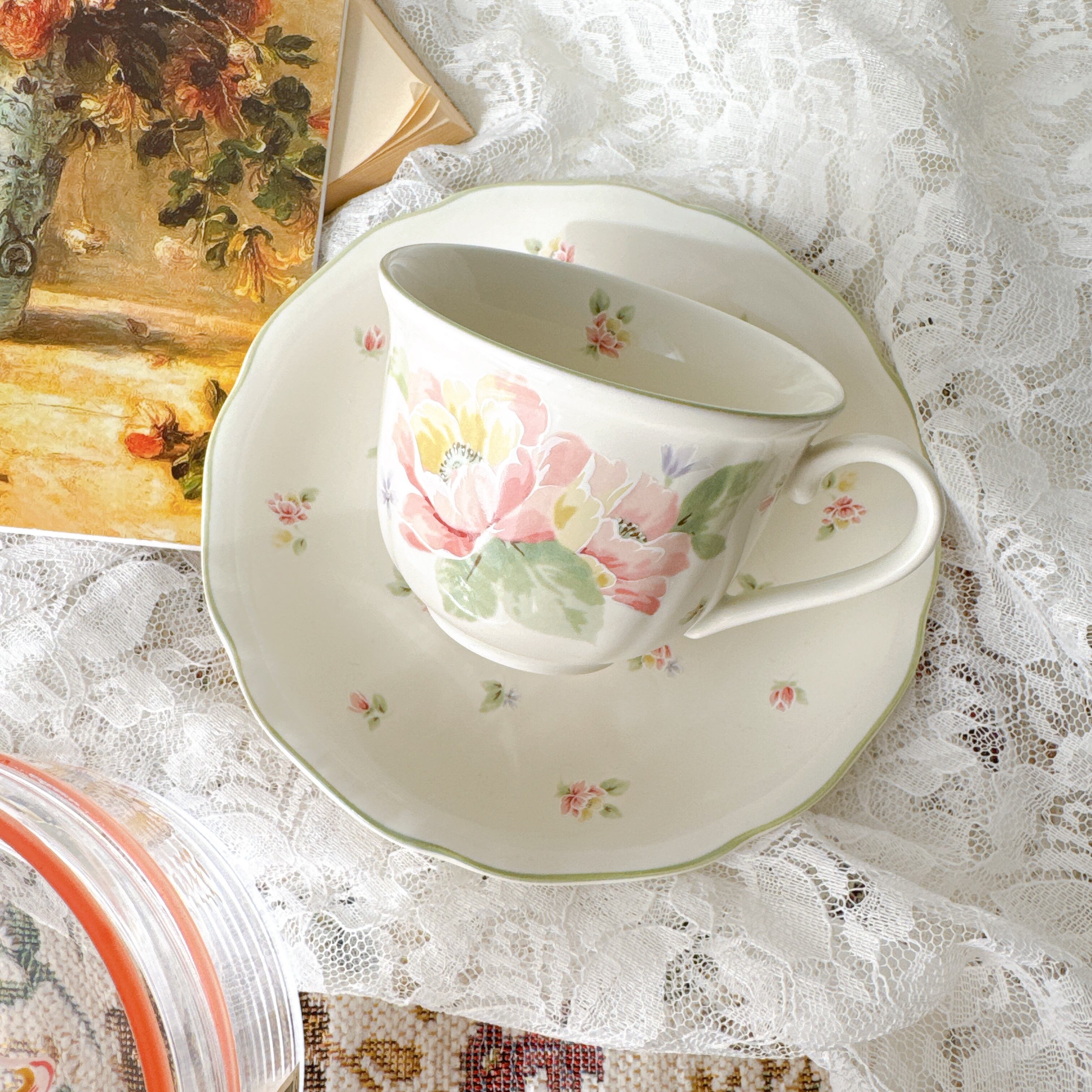 MIKASA ミカサ　花柄陶器ティーセット　MONTPELLIER 15点セット MIKASA ミカサ 花柄陶器ティーセット MONTPELLIER 15点セット - メルカリ