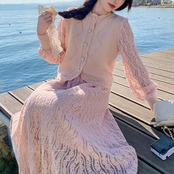 Knit Patchwork Dress 5040