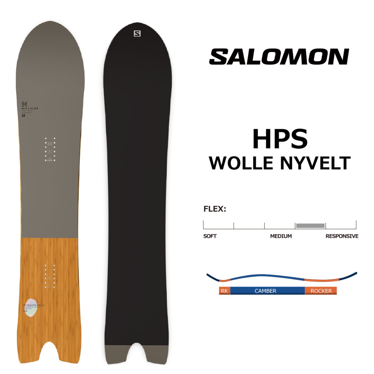 23-24年モデル SALOMON .『 HPS - WOLLE NYVELT FISH 』. PRO