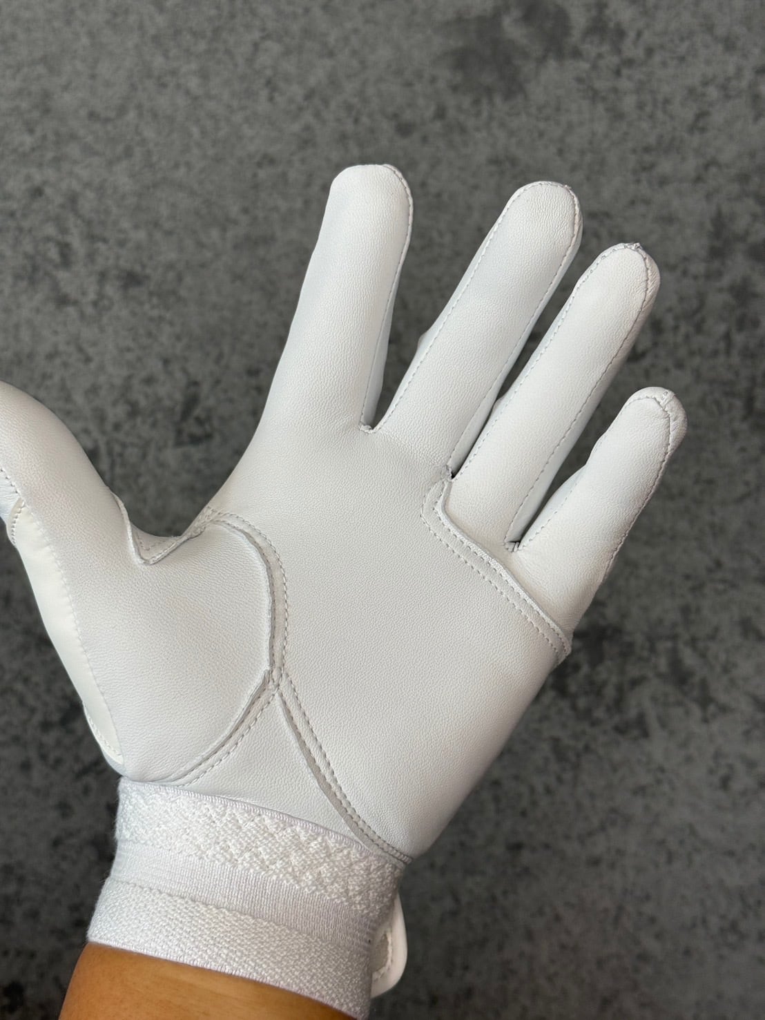 Genuine ホワイトレザー 硬式野球グローブ