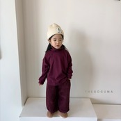 【取寄】THE GOGUMA 無地ストレッチタートルネックTシャツ｜冬服｜韓国子供服