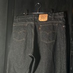 90s USA製　Levi’s 550先染めブラック　W42 極太　ワンウォッシュ　ミントコンディション
