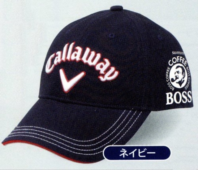 BOSS×Callawayキャップ（ネイビー）（F-41）