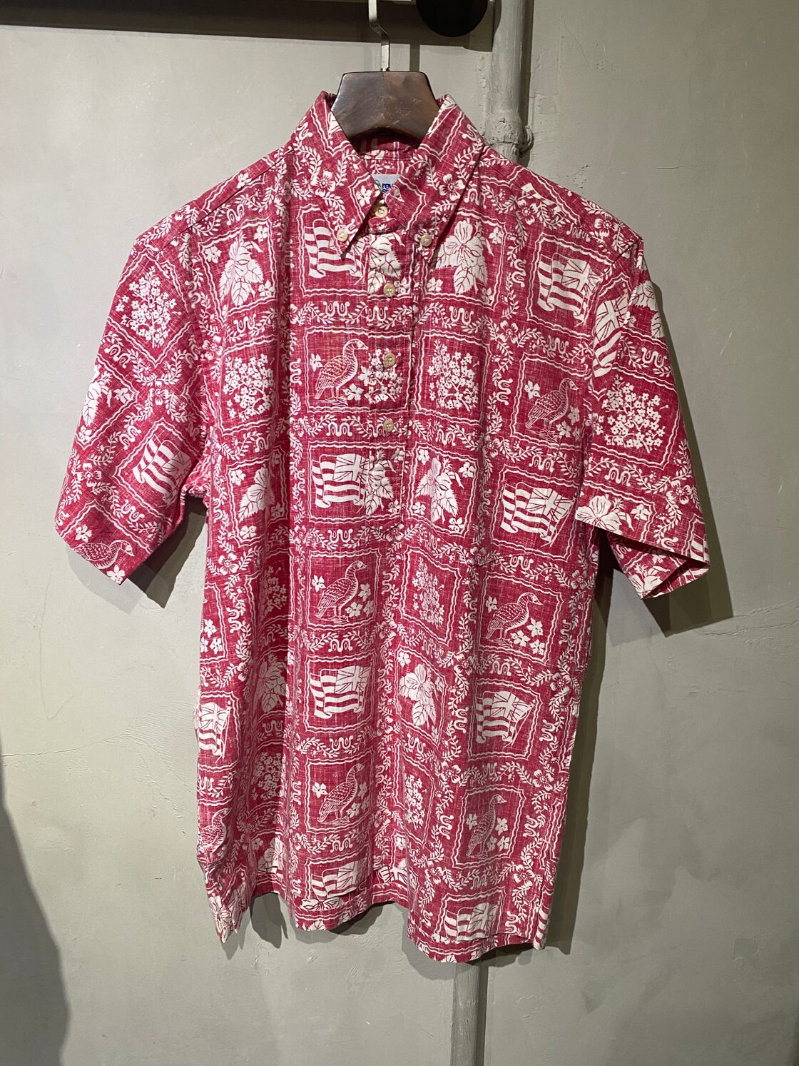 reyn spooner レインスプーナー アロハシャツ ハワイアン 総柄 半袖 