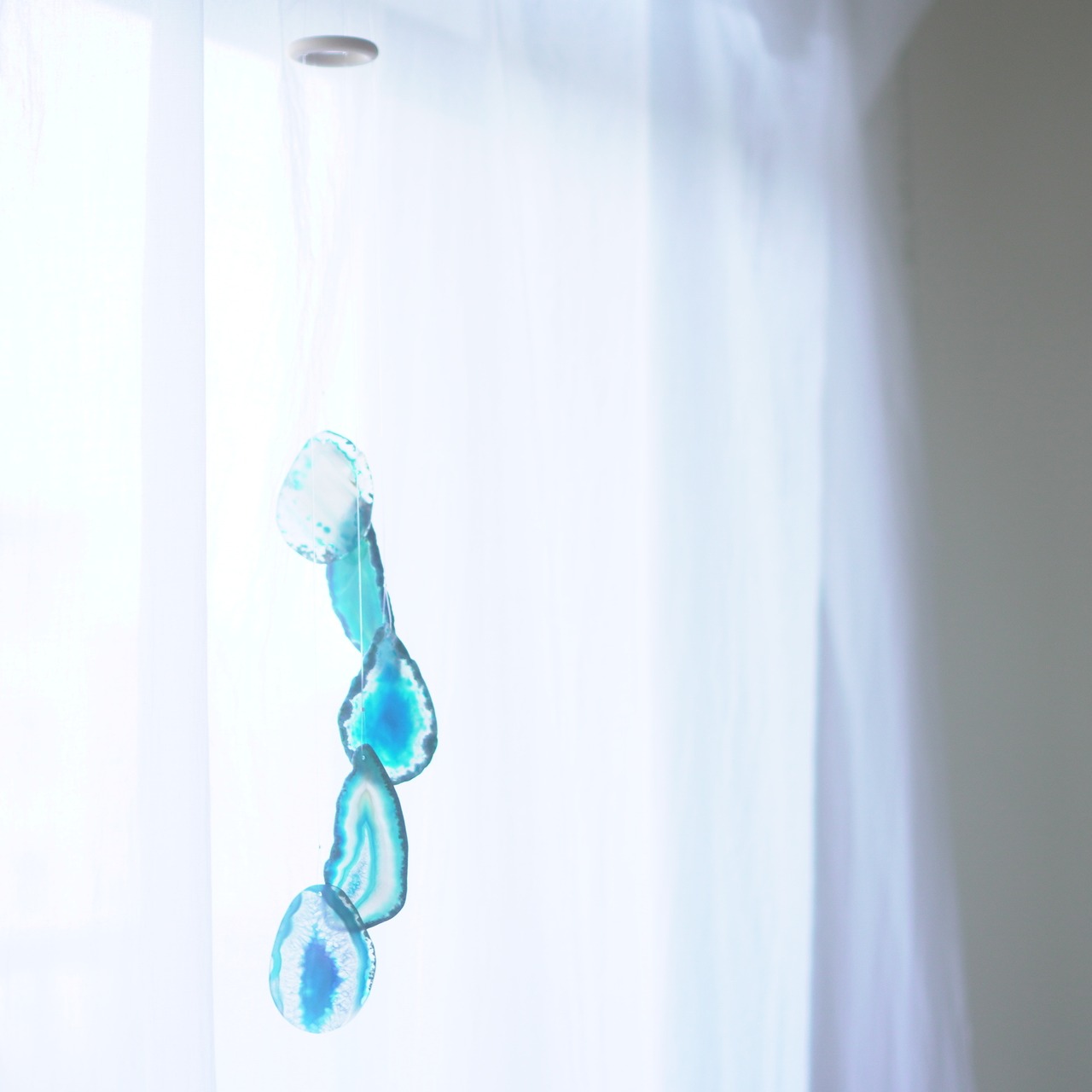 Summer Sea 03 - アゲートヒーリングチャイム / Agate Sun Catcher Wind Chime 846