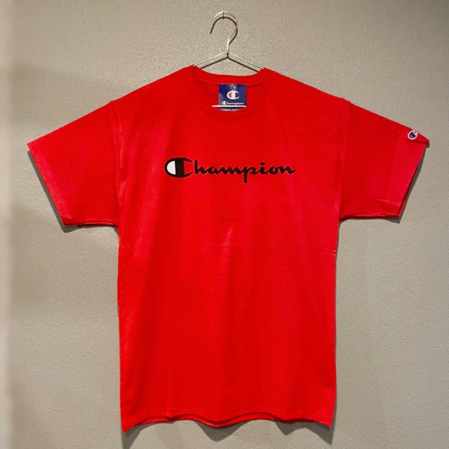 【並行輸入品】Champion ショートスリーブTシャツ CLASSIC GRAPHIC TEE レッド RED 赤 半袖