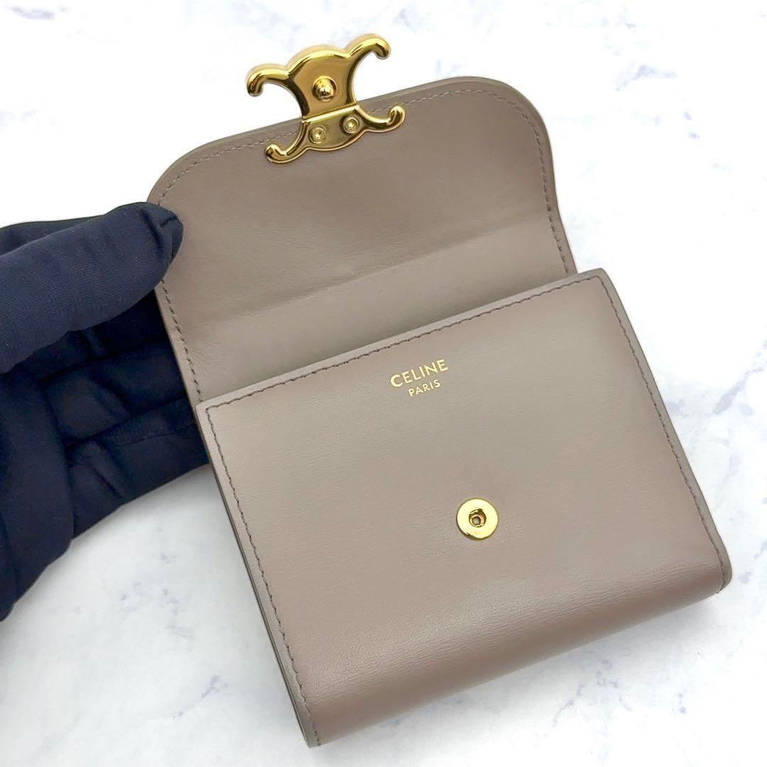 CELINE セリーヌ トリオンフ スモールフラップウォレット 折財布