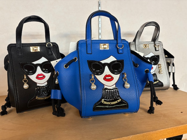 SMILEY ロゴパール×箔プリント 2WAY トートバッグ