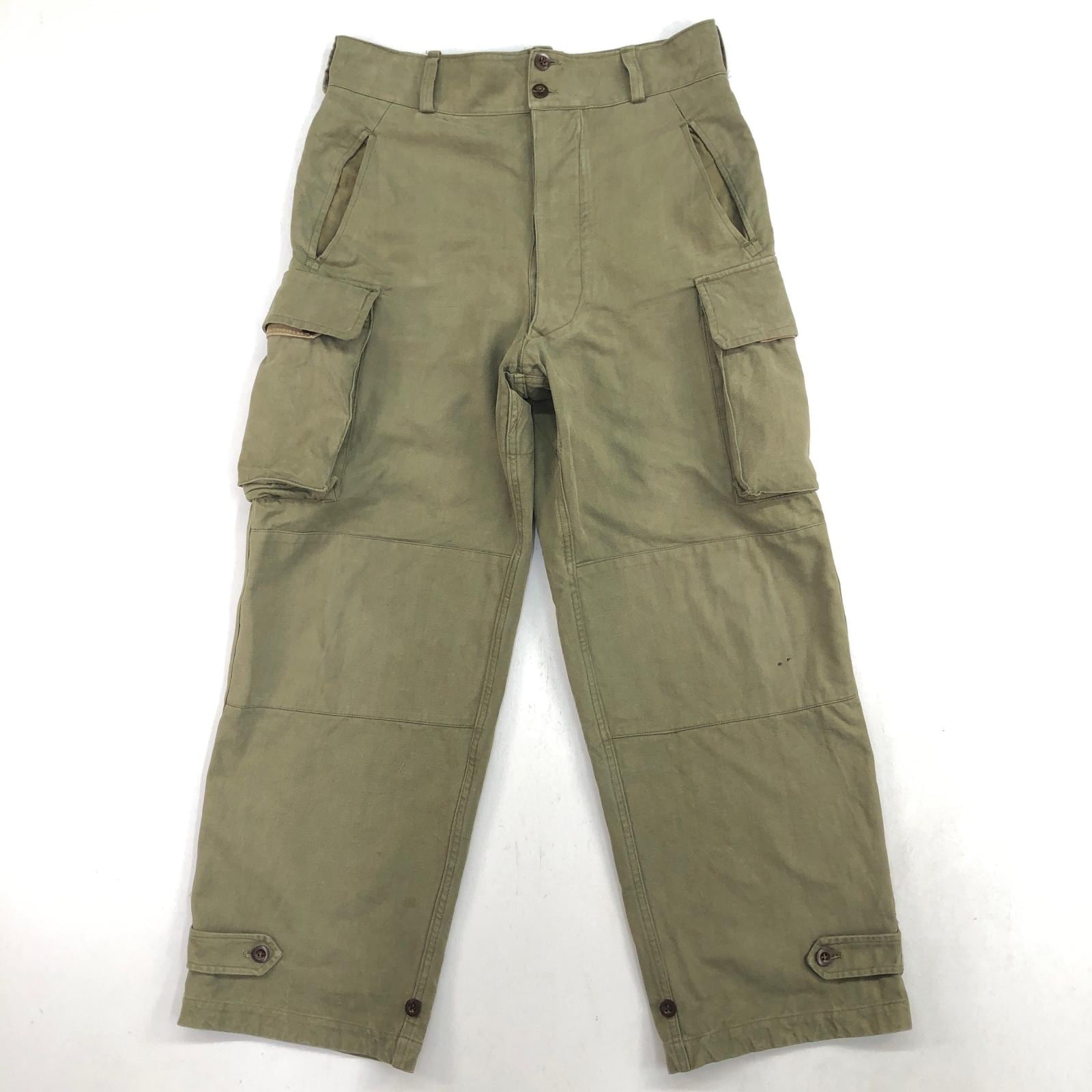 FRENCH ARMY フランス軍 50年代 M-47 カーゴパンツ 前期型 オリーブ