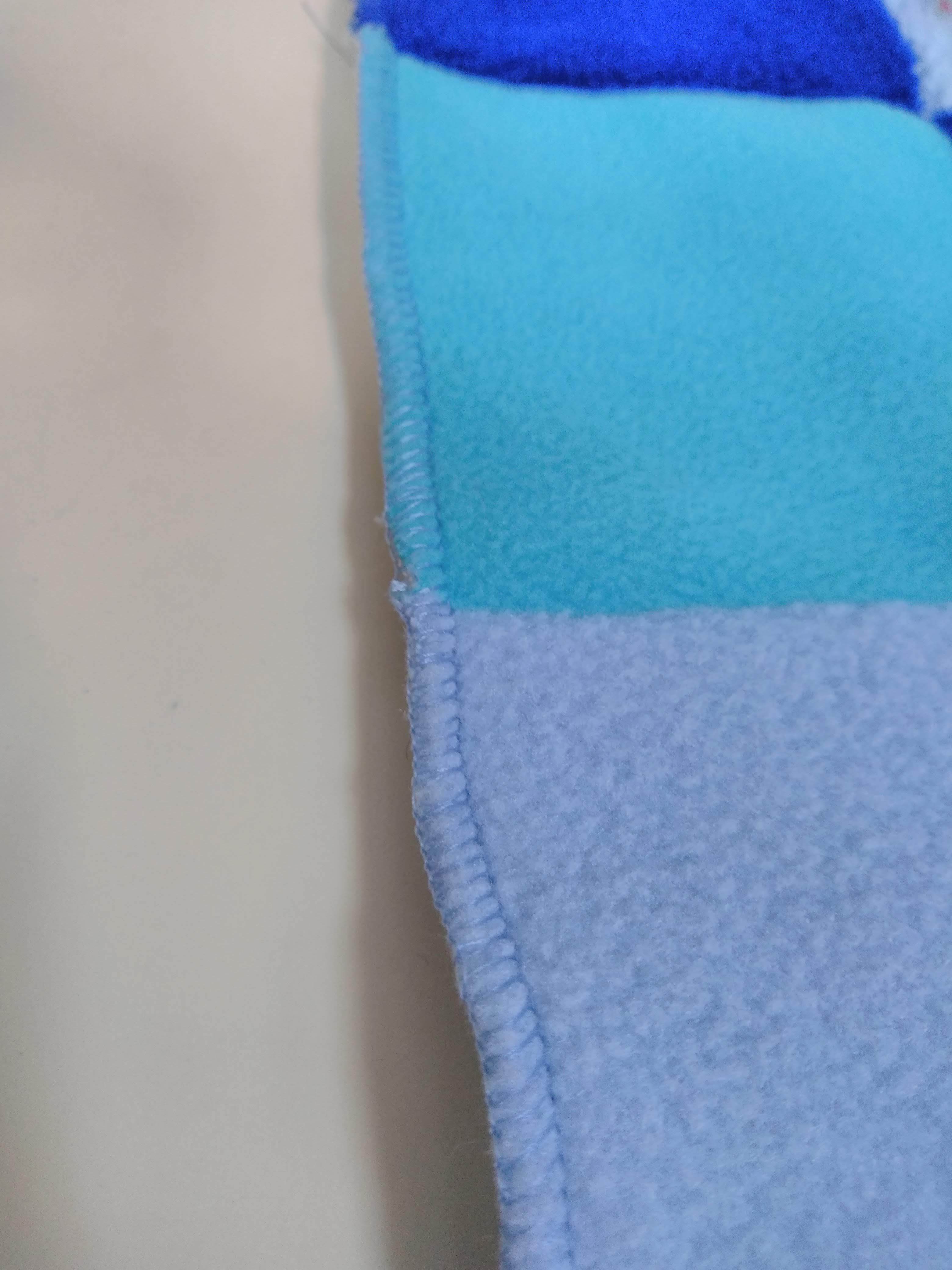 1990s OXBOW 極厚ウール　マルチカラーニット　ブルー　フランス 1990s OXBOW 極厚ウール マルチカラーニット ブルー フランス OXBOW