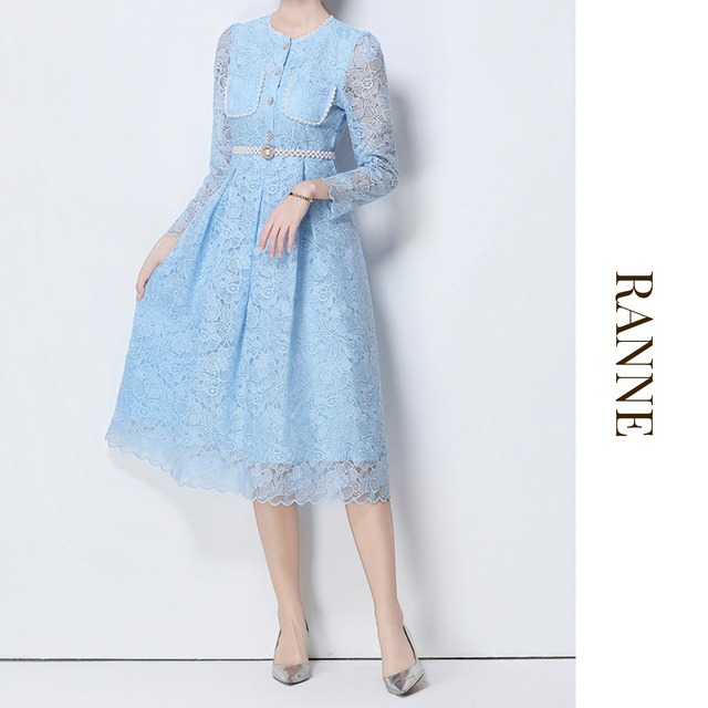 Floral Lace Dress　a0008