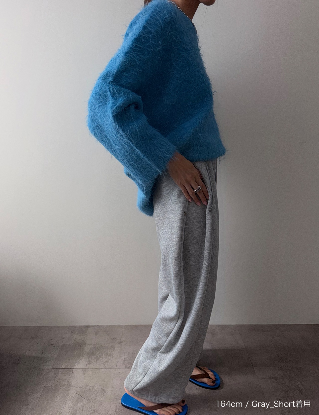 【新作5％OFF・3日間】Side-Pintuck Sweat Pants_7colors&2type