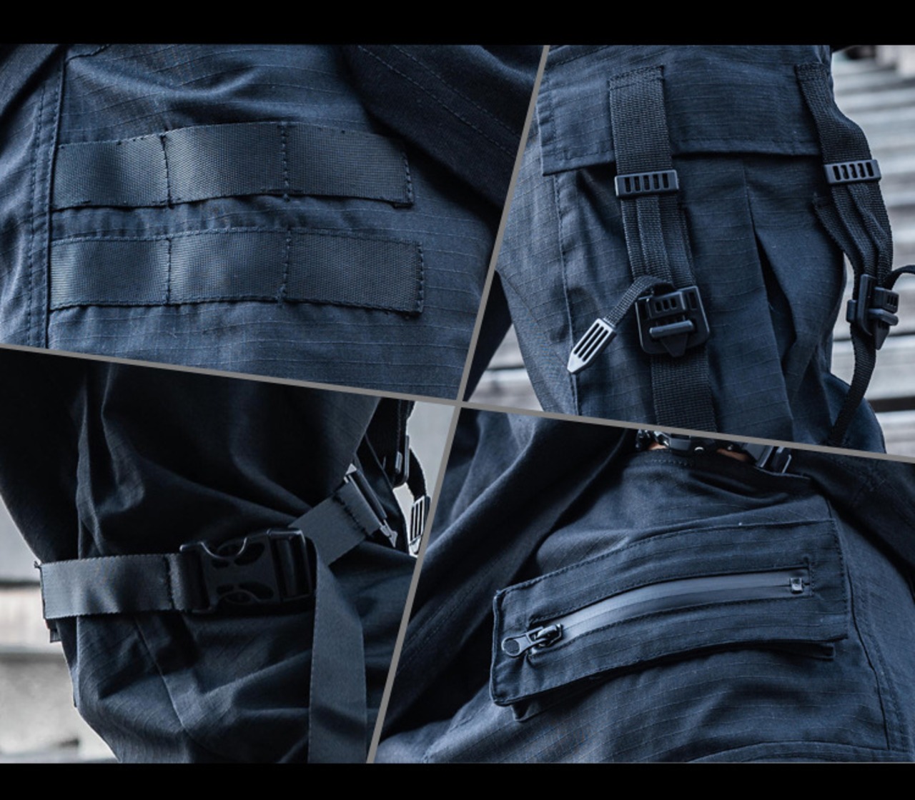 マルチポケットタクティカルワークパンツ