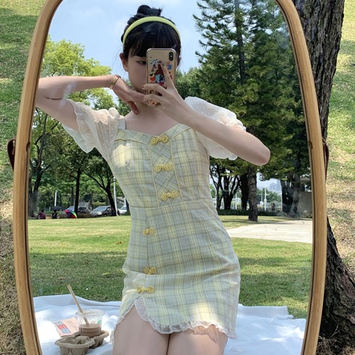 ✞ スタンダード自然派きれいめ☆ウエストすっきり☆着痩せチェック柄スカート レトロ ✞ゴスロリ SM ミリ 甘ロリ クラロリ 和ロリ エレガント 黒ロリ 姫ロリ 華ロリ BB-BB1922366