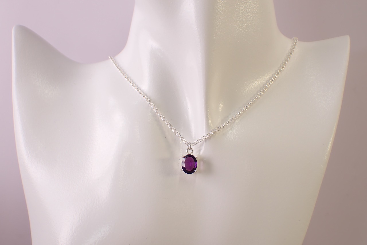アメジストネックレス　1.51ct [D12‐154]