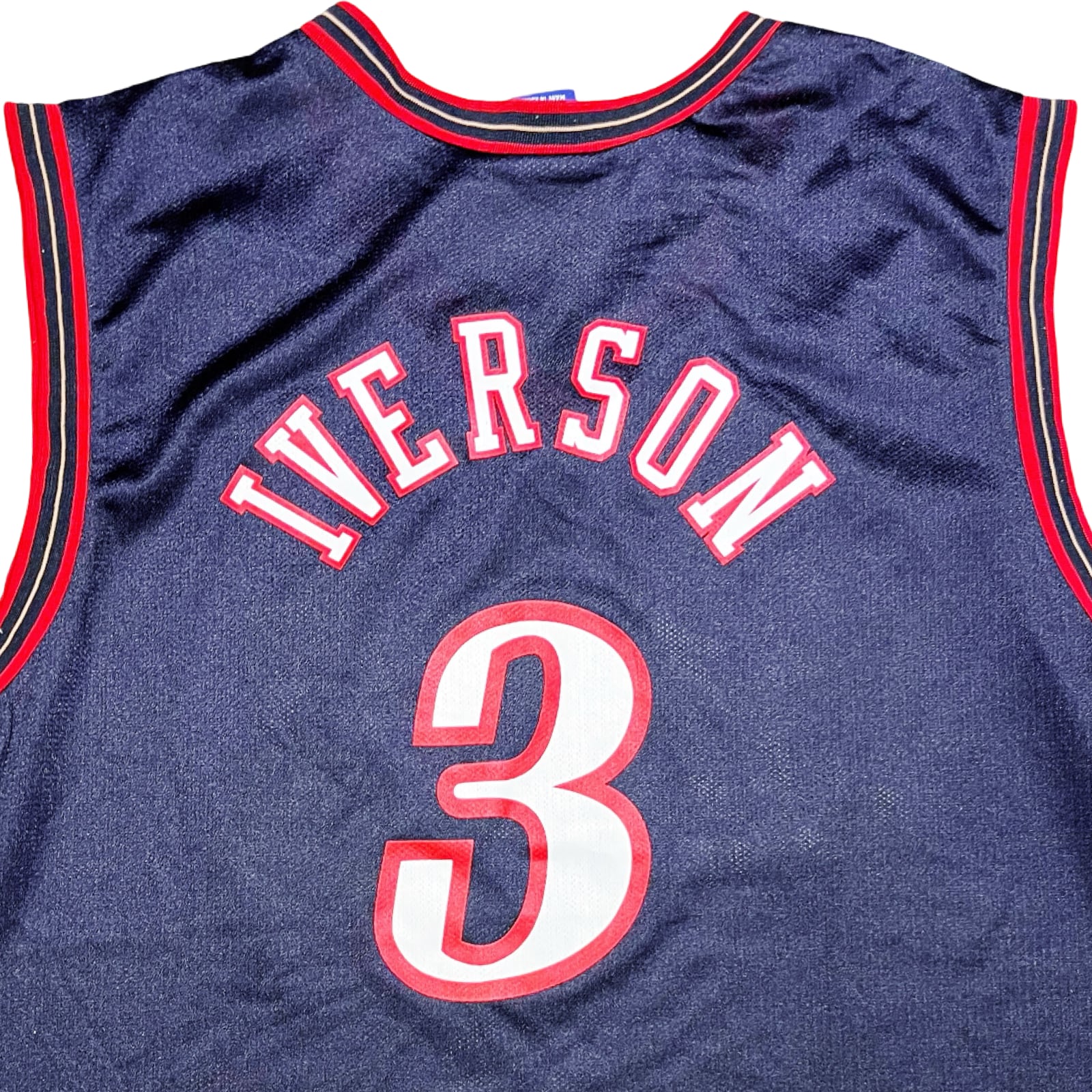 美品 NBA 76ers SIXERS Iverson #3 Champion Vintage Champion Allen