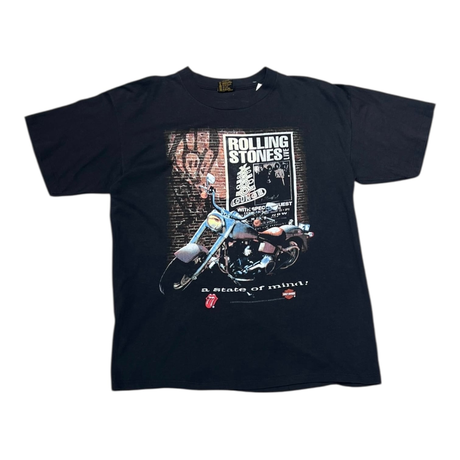 90s THE ROLLING STONES HARLEY-DAVIDSON Tee | UNION3 Vintage Tee