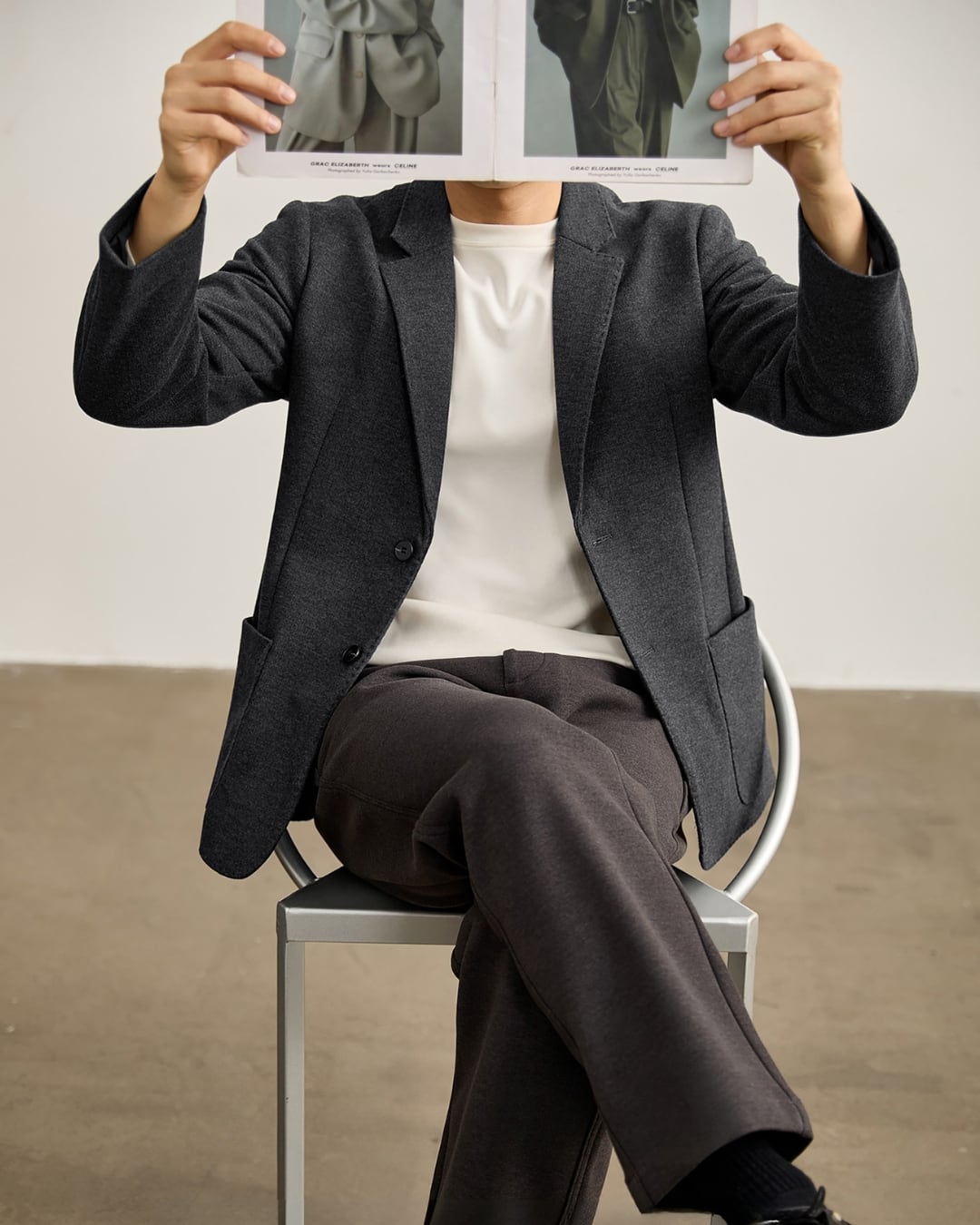 ノッチドラペル テーラードジャケット 3色 A0080