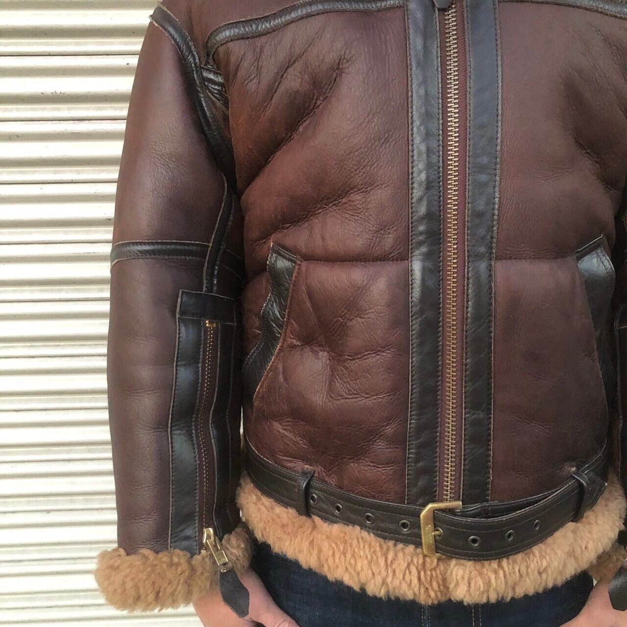定価22万】EVISU Irvin Jacket 36 ムートン｜ファッション