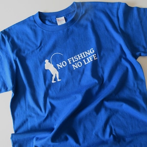 NO FISHING NO LIFE Tシャツ ms24 釣り好き 釣り人 誕生日 父の日 敬老の日 ギフト プレゼント