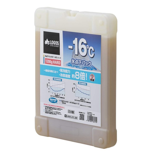 ロゴス(LOGOS) 保冷剤 氷点下パック GTマイナス16度 ハード 長時間 防災 日本製