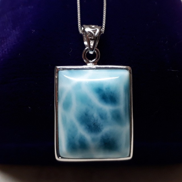 応援価格 ☆。.:＊・゜高品質すぎるラリマーペンダントトップ  